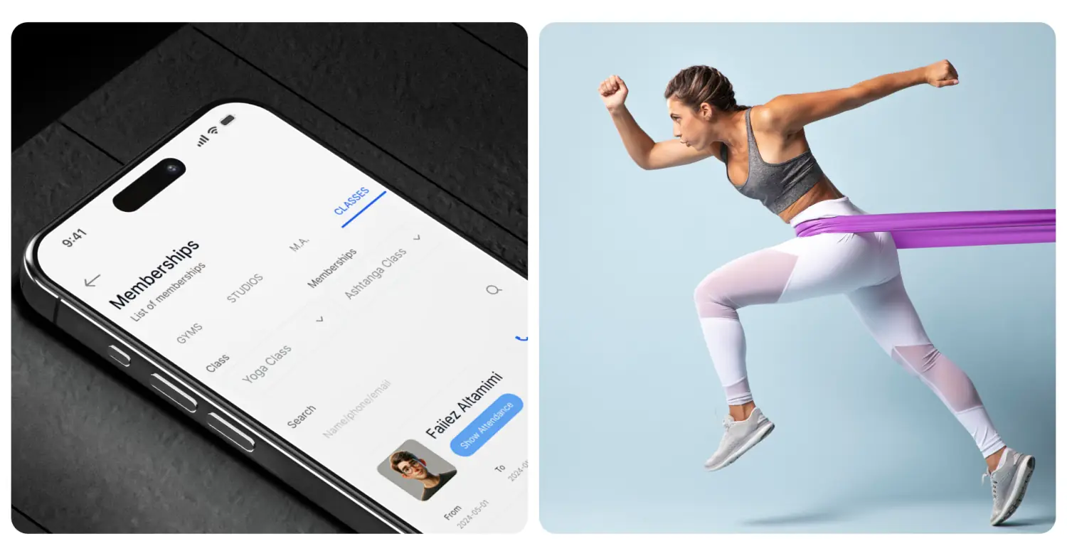 EvoFit gym management dashboard